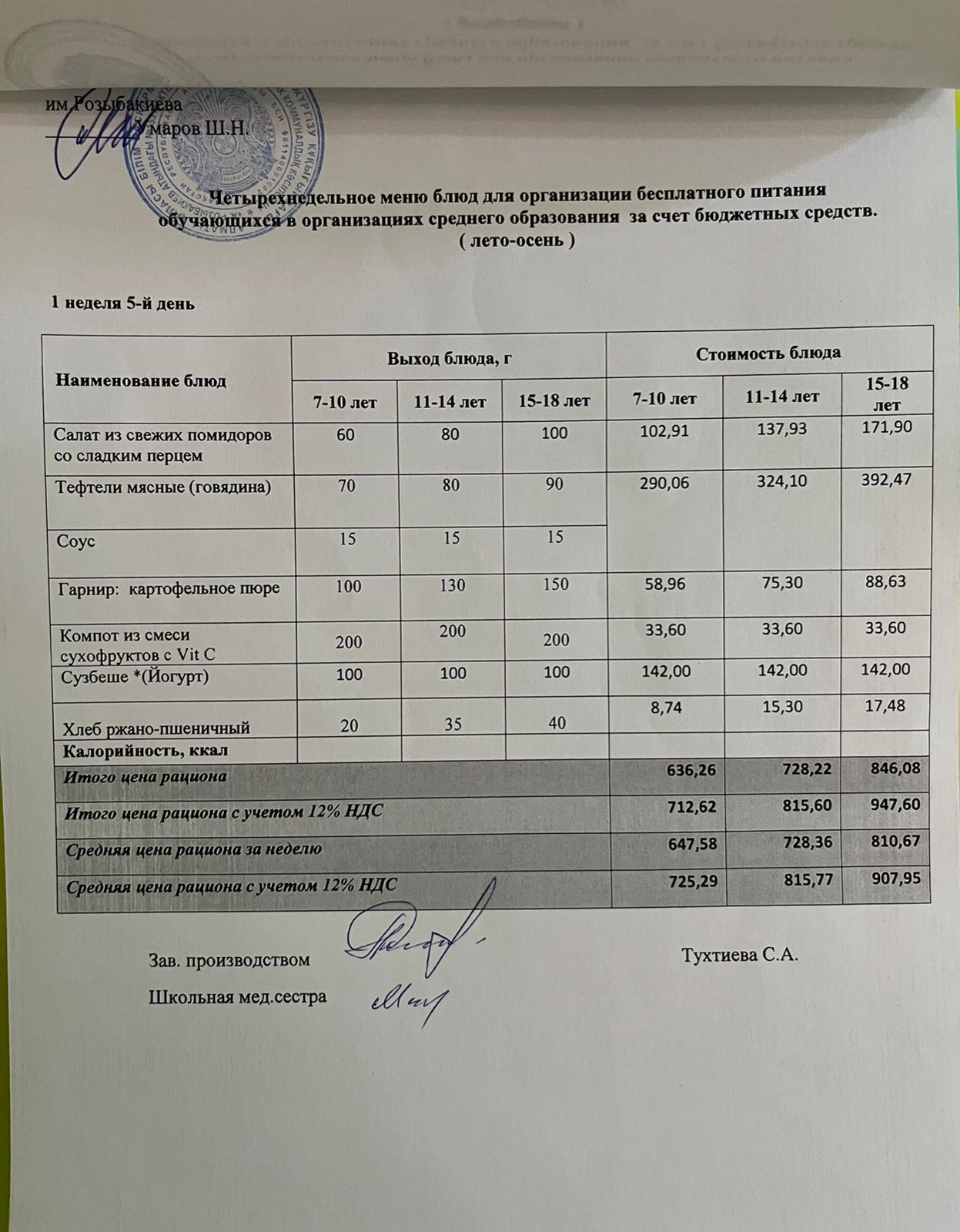 Меню на 08.11.2024