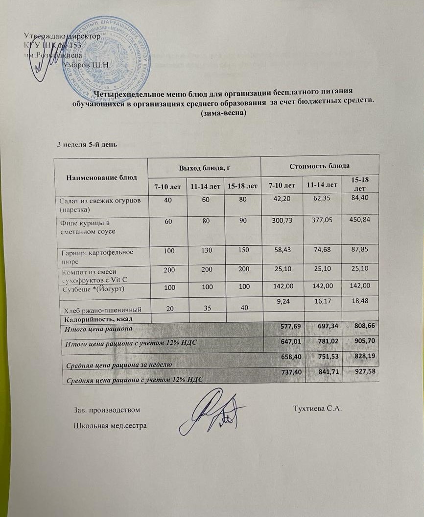 Меню на 21.11.2025