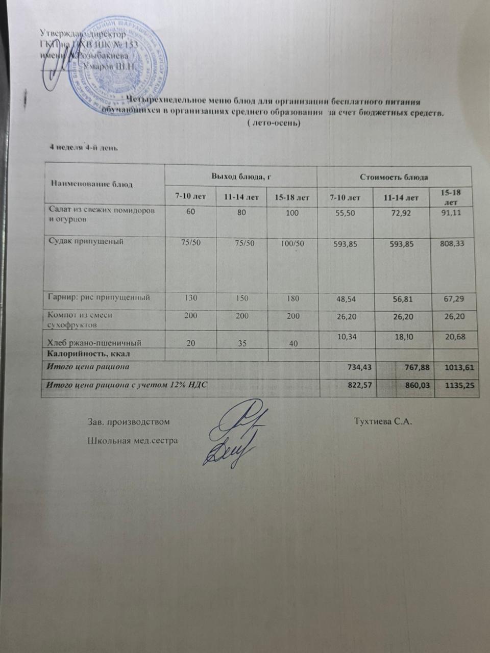 Меню на 27.11.2025
